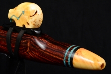 Cocobolo Native American Flute, Minor, Low E-4, #F40G